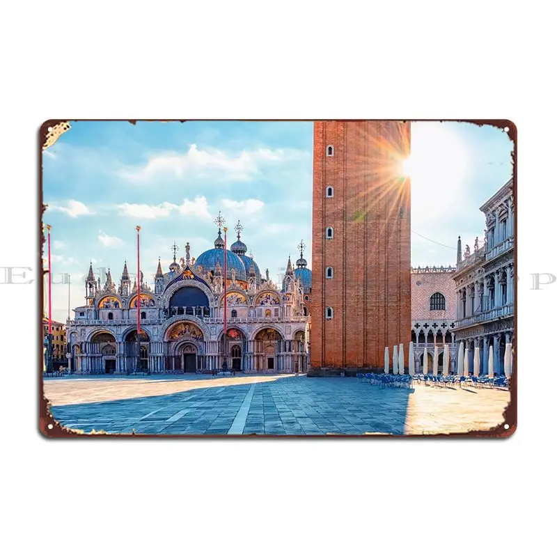 

Квадратный металлический знак St Marks, винтажное украшение гаража, создание Жестяного знака на заказ, плакат