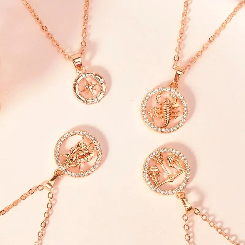 

Женское Ожерелье В Стиле Хип-хоп, с различными кольцами