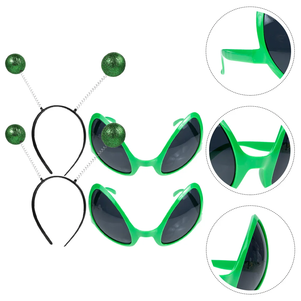 Повязка на голову с изображением инопланетянина новые очки забавные аксессуары