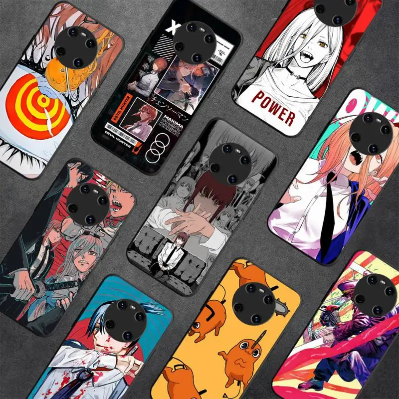 

Japan Cartoon Anime Chainsaw Man Phone Case for Huawei Y 6 9 7 5 8s prime 2019 2018 enjoy 7 plus