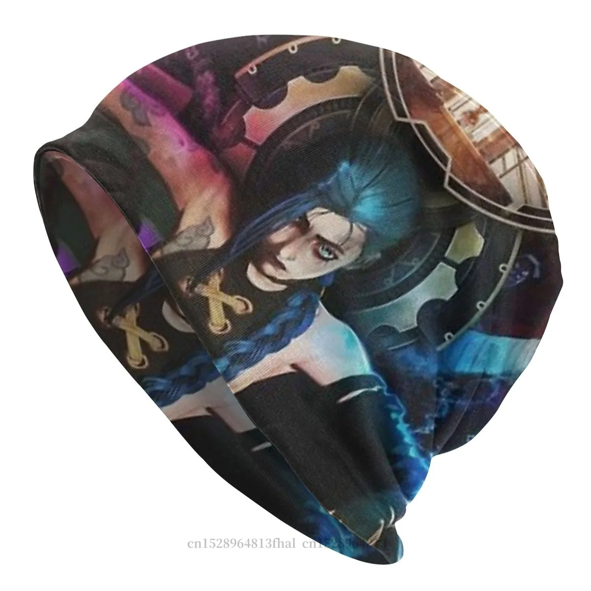 Шапочка головные уборы Arcane League of Legends мужские женские шапочки головной убор Jinx