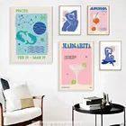 Цветочный растительный Матисс Пикассо Дева водка теннисная корта Картина на холсте постеры и принты настенные картины для декора гостиной