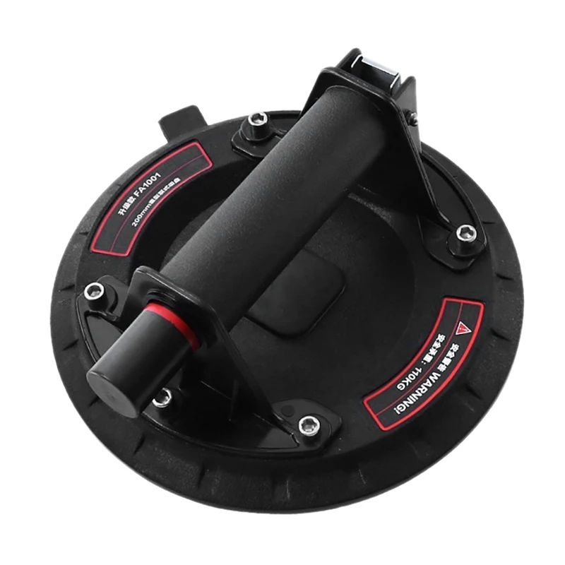 

8 Inch Glass Suction Cup Vacuum Suction Cup Bearing Capacity Heavy Duty Vacuum Lifter For Granite Tile Glass Manual