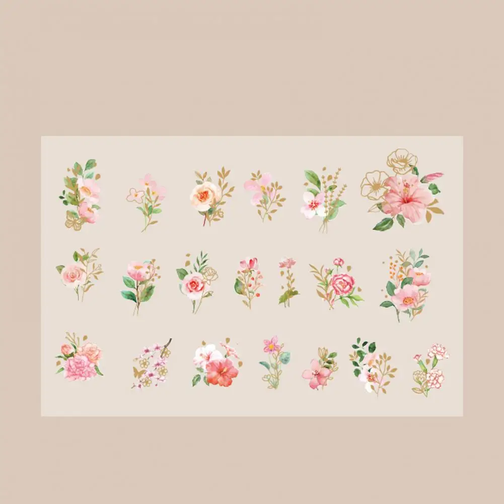 

40 шт./упаковка, декоративные наклейки для цветов