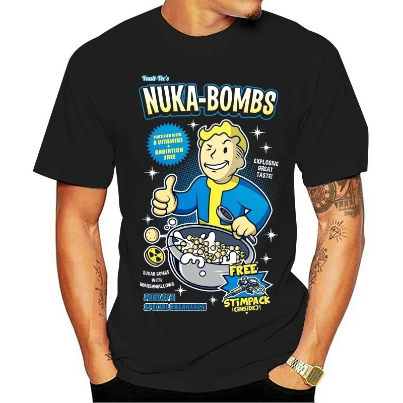 

Футболка мужская хлопковая, забавная тенниска для игр и видеоигр, Fallout 2 3 4