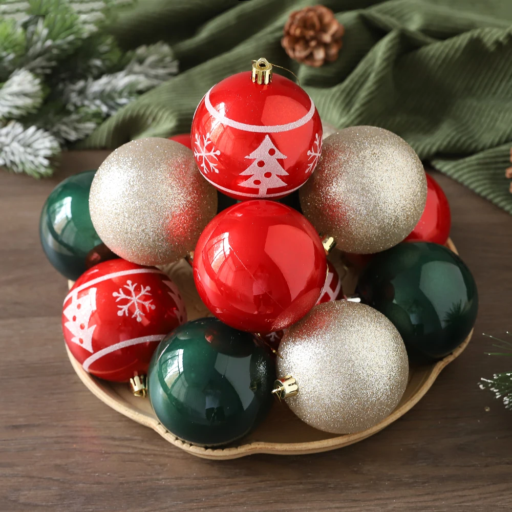12/16 шт. 6/8 см Рождественские шары безделушка Рождественская елка подвесное
