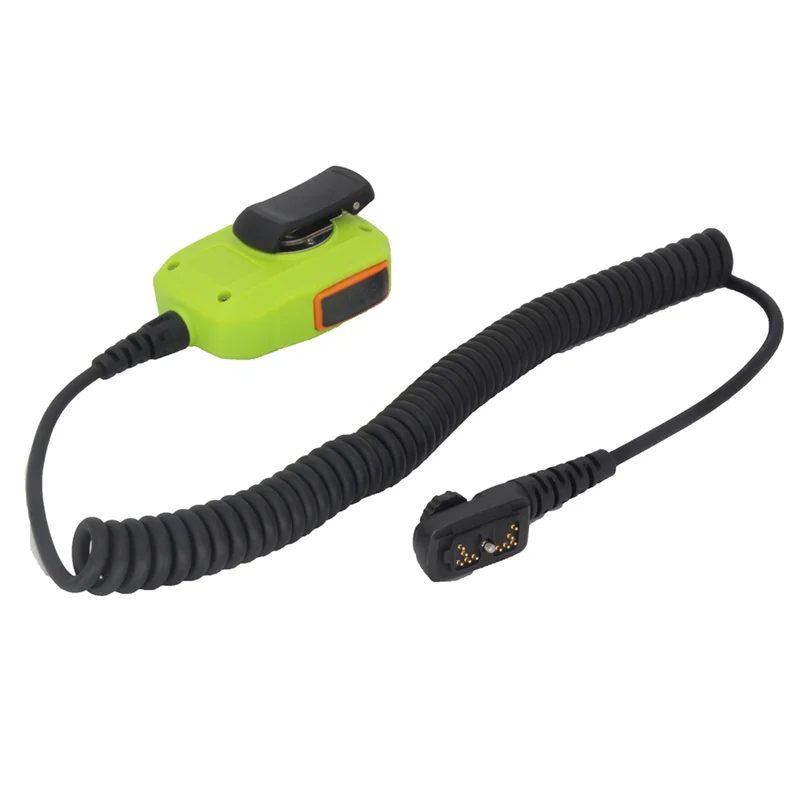 Зеленый ручной микрофон PTT дляHytera HYT PD700 PD700G PD780 PD780G Walkie Talkie