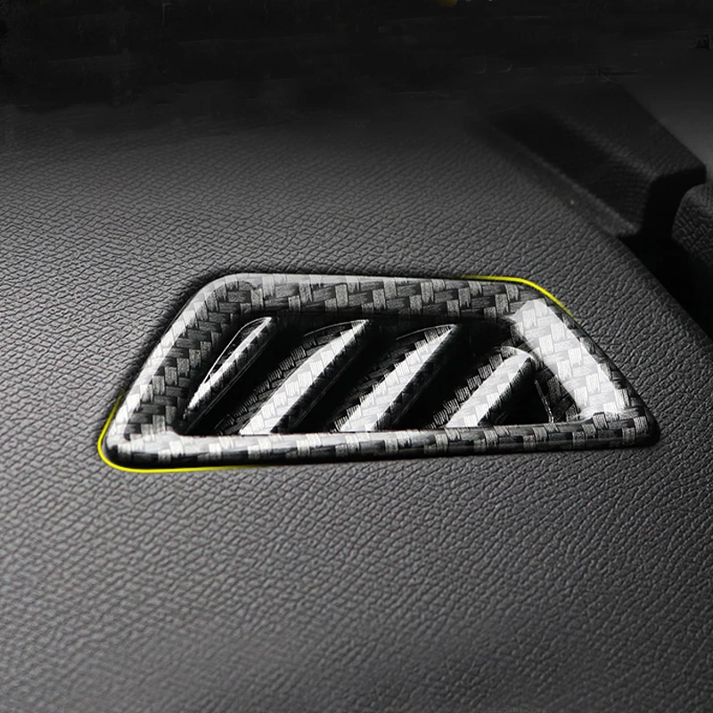 

LHD! For Peugeot 3008 5008 GT 2017-2021 ABS Plastic Interior Dashboard Air Vent Outlet Cover Trim 2pcs Car Accessories