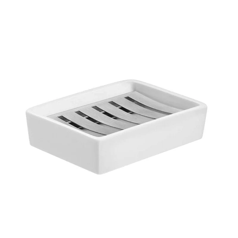 

Самосливающийся держатель для мыла и губки, поднос для хранения раковины, съемная полка для мыла для ванной и кухни, быстросохнущая