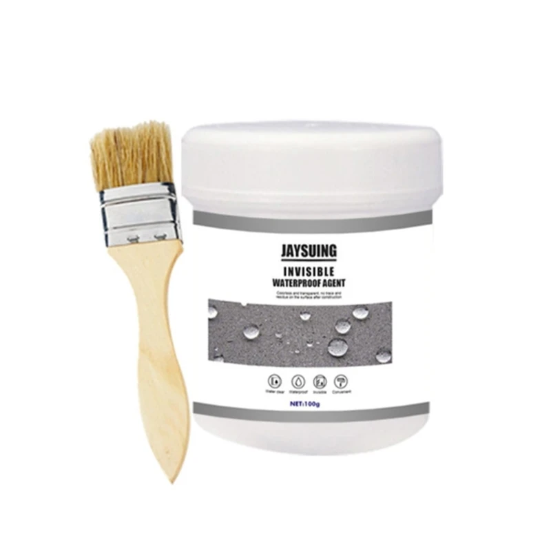 30/100g Прозрачный Водонепроницаемый покрытие для наружных стен туалетной Кухня