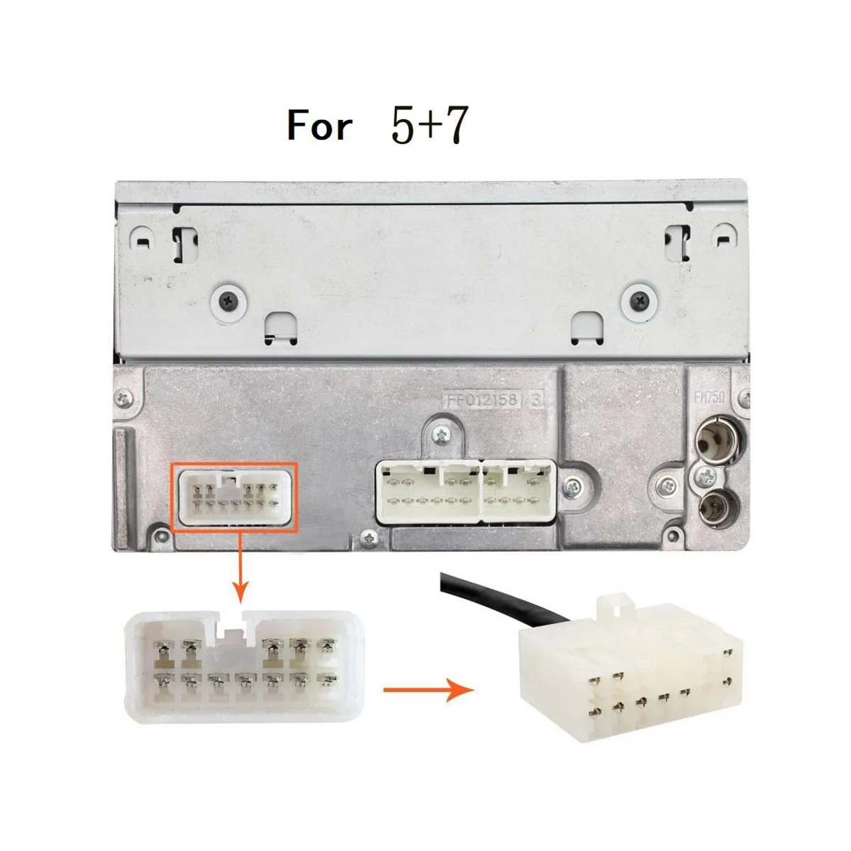 

Car Audio AUX Adapter CD Changer for IPHONE Charging 5+7 PiN for Toyota Camry Corolla RAV4 Yaris for Lexus IS 200 GS