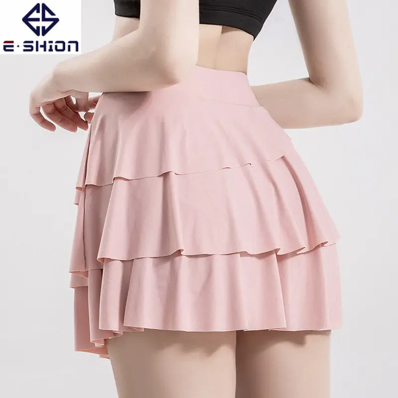 Юбка для йоги женские теннисные юбки внутренние шорты бадминтона эластичные