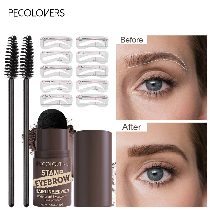 

2023 Профессиональный одношаговый штамп для бровей Набор для формирования бровей Набор гелевый штамп макияжный набор Волшебные трафареты дл...