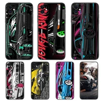 tokyo jdm drift sports car phone cases for iphone 13 pro max case 12 11 pro max 8 plus 7plus 6s xr x xs 6 mini se mobile cell