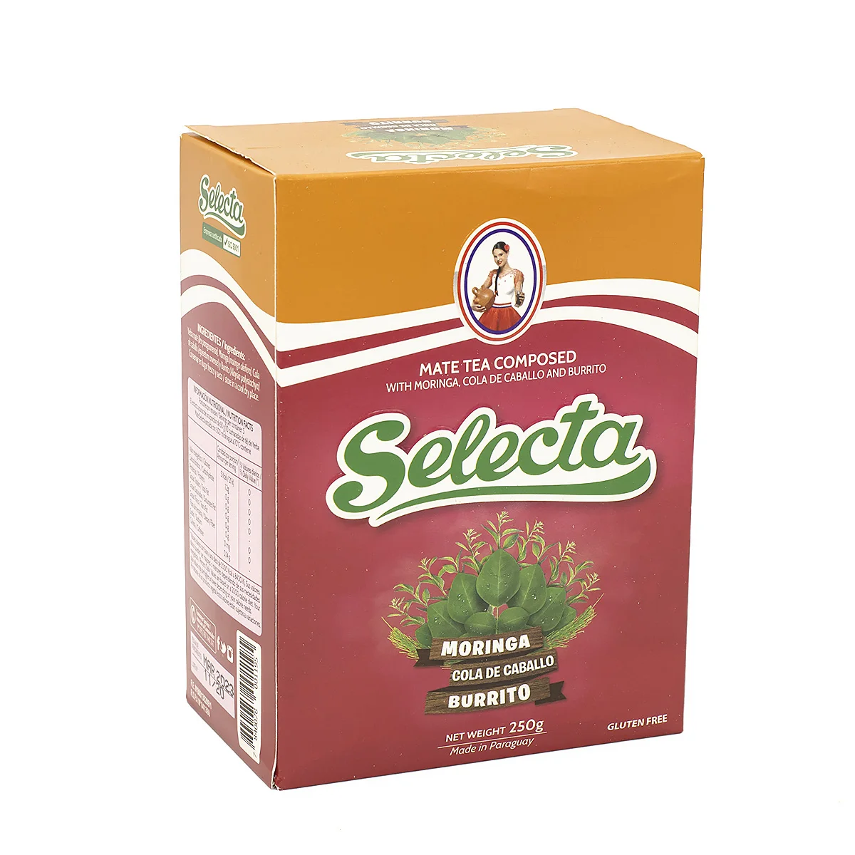 Фото Мате Selecta Compuesta Moringa, Cola de caballo y burrito, 250 г №2