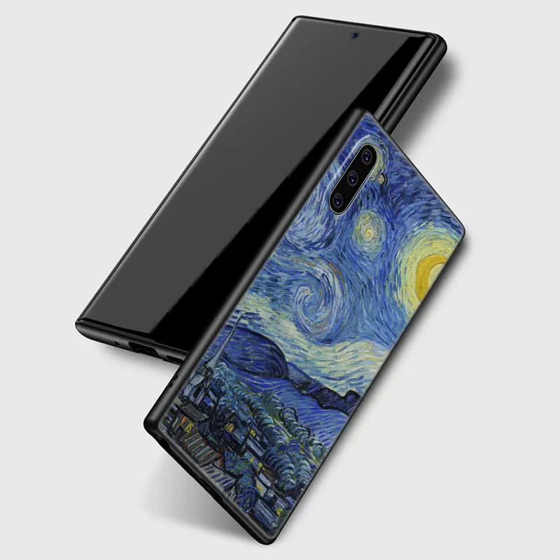 Картины Звездная ночь Ван Гога чехол для Samsung M30 M31 S Note 10 Lite 20 Ultra M32 4G M42 M52 M53 M54 5G M11 M12