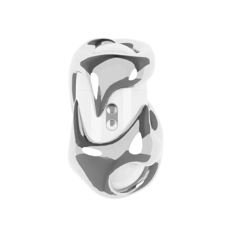 Чехол для Airpods THE OEN с серебряным зубом украшение оригинальный дизайн крутой