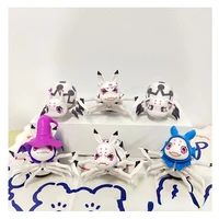 6pcs so im a spider so what animation spider ariel sullas action fiugre model toys ornaments japan anime sipder dolls