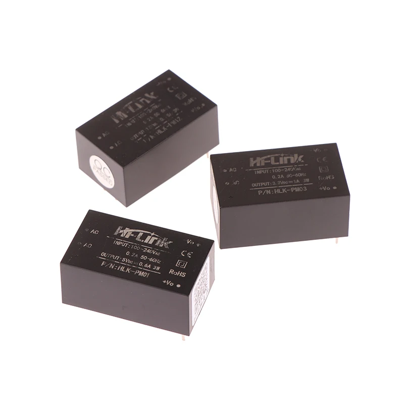 HLK-PM01 Сверхмаленький модуль питания от 220 В до 5