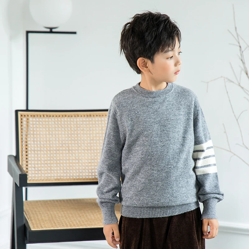 

Новый модный детский кашемировый свитер Lafarvie2023 Ins, вязаная верхняя одежда для девочек и мальчиков, водолазка, предназначенная для китайского старинного шутливого человека