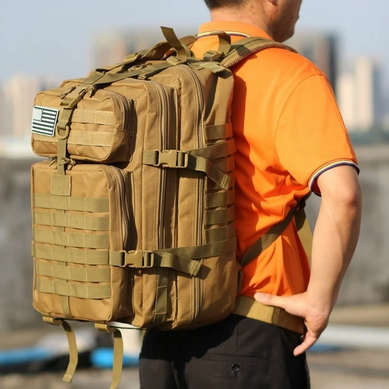 

Мужской тактический рюкзак 30 л/50 л для альпинизма, кемпинга, уличная вместительная нейлоновая сумка для кемпинга, спортивный походный охотничий рюкзак