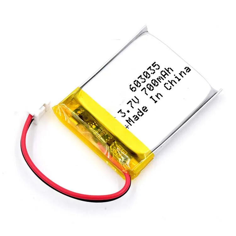 2/5/10/20Pcs 3.7V 600mAh 603035 Lithium Polymer Ion Battery 2.0mm JST Connector