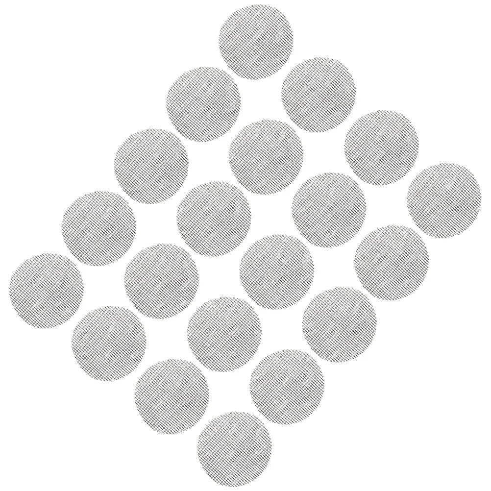 

20pcs Round Planter Mesh Pads Plastic Flowerpot Pads Bonsai Drainage Netting Mats