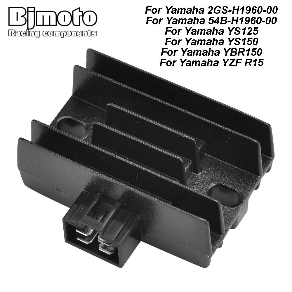 

Motorcycle Voltage Regulator Rectifier For Yamaha YS125 YS150 YBR150 YZF R15 54B-H1960-00 2GS-H1960-00