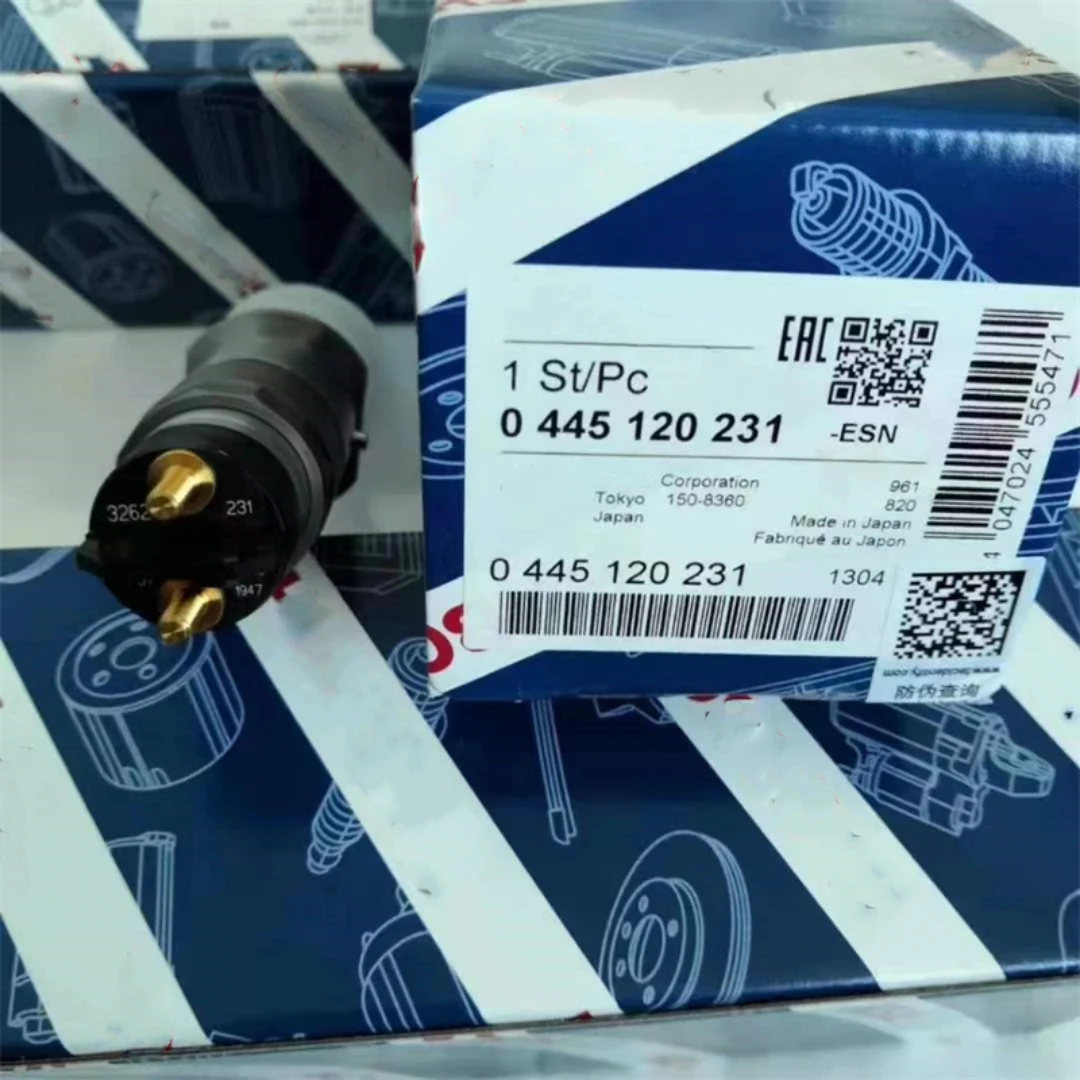 

0445120231 0445120059 5263262 6754-11-3011 6156-11-3100 Genuine PC200-8 6D107 QSB4.5 QSB6.7 fuel injector PC200-8 S6D107