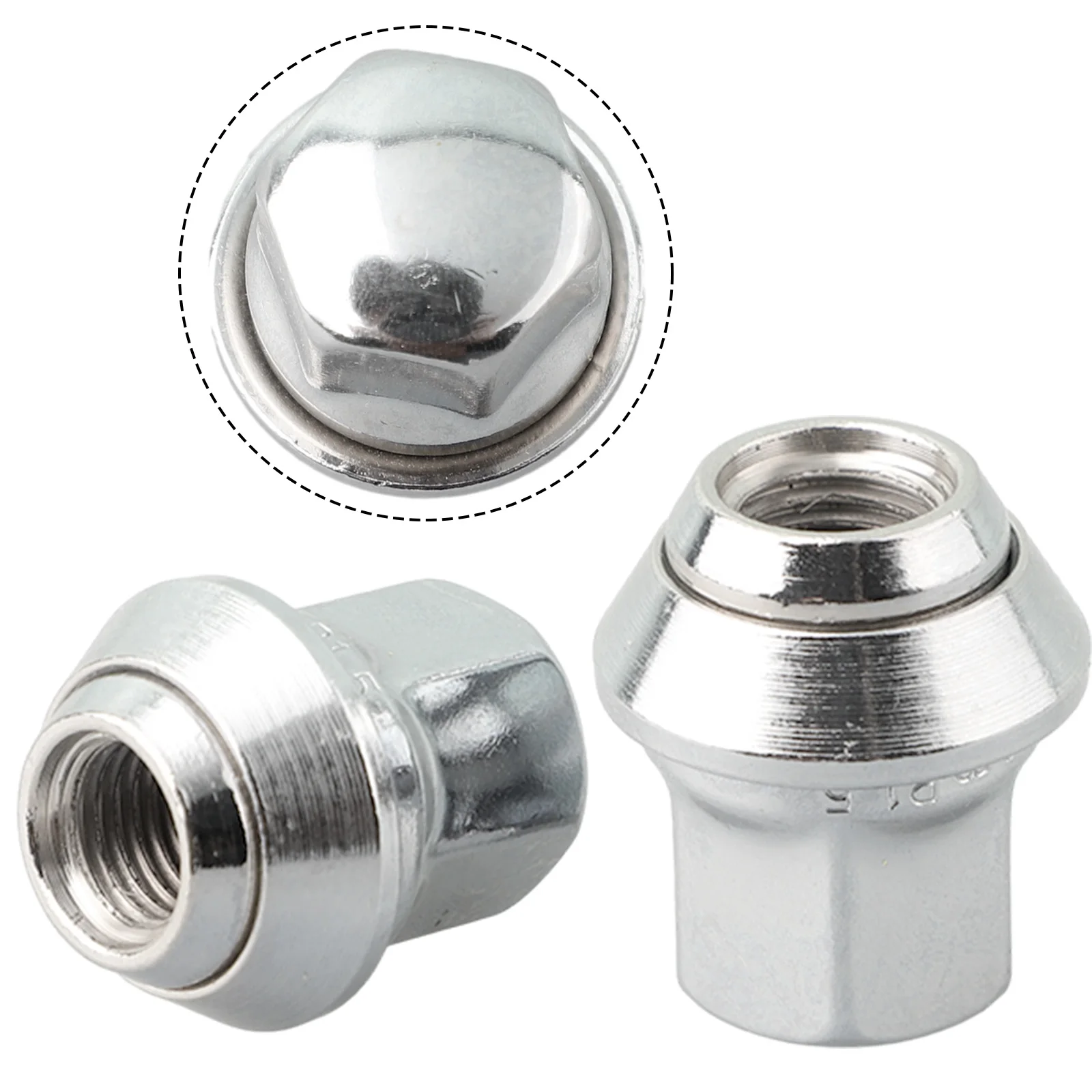 Совершенно новые хромированные колесные гайки автомобильные аксессуары для Volvo