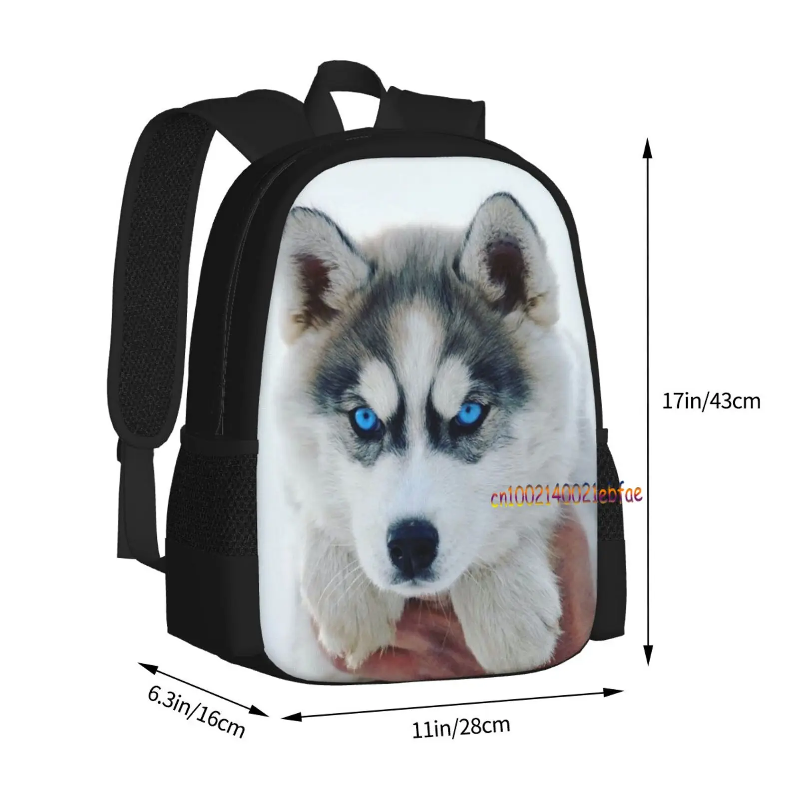 Cute Husky Dog School Backpacks Dog Printing for Elementary Students Casual Daypack Bookbags School Bag for Teenages Boys Girls