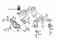 

FEBI 108759 TRAVERSE SIGN ON S-CLASS W222 14 C217 15 A217 17 (name.)