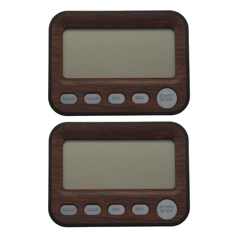 

2X Timer Digital Timers, Kitchen Timer With Alarm Clock For Cooking Or Office, Have Strong Magnet And Stand