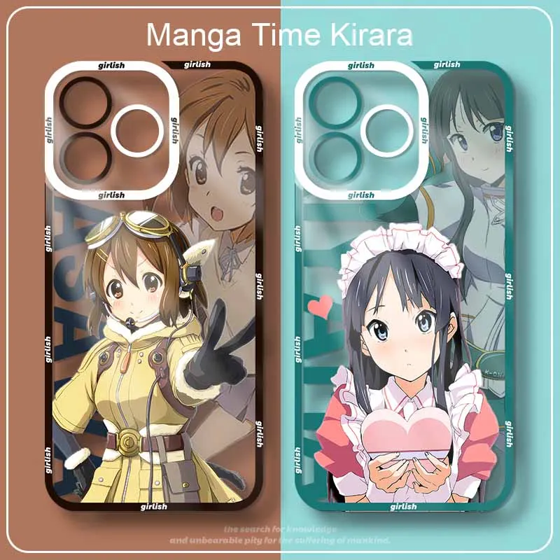 

Manga Time Kirara Soft Clear Case For Xiaomi POCO X3 X4 F3 F4 GT NFC M4 Mi 11T Pro 12 11 Lite 10 Ultra 9 8 10T A3 Silicone Cover