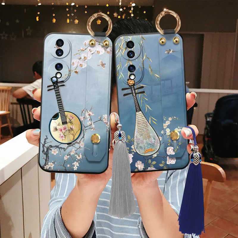 

3D тисненый чехол для телефона iPhone 11 12 13 14 Pro MAX 12 13 14 Mini X XS MAX XR 8 7Plus, мягкий чехол для телефона в китайском стиле с кисточками