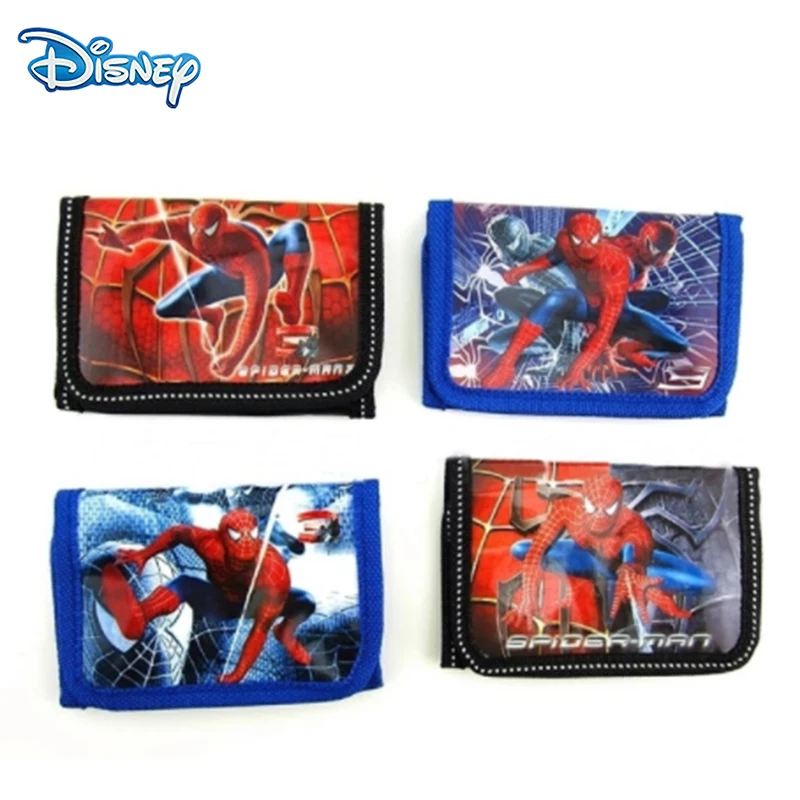 

Disney Mickey Minnie Spiderman Print Wallet Bags Cute Frozen Mini Zipper Coin Purse Pvc Girls Women Cartoon Card Bag Kids Gifts