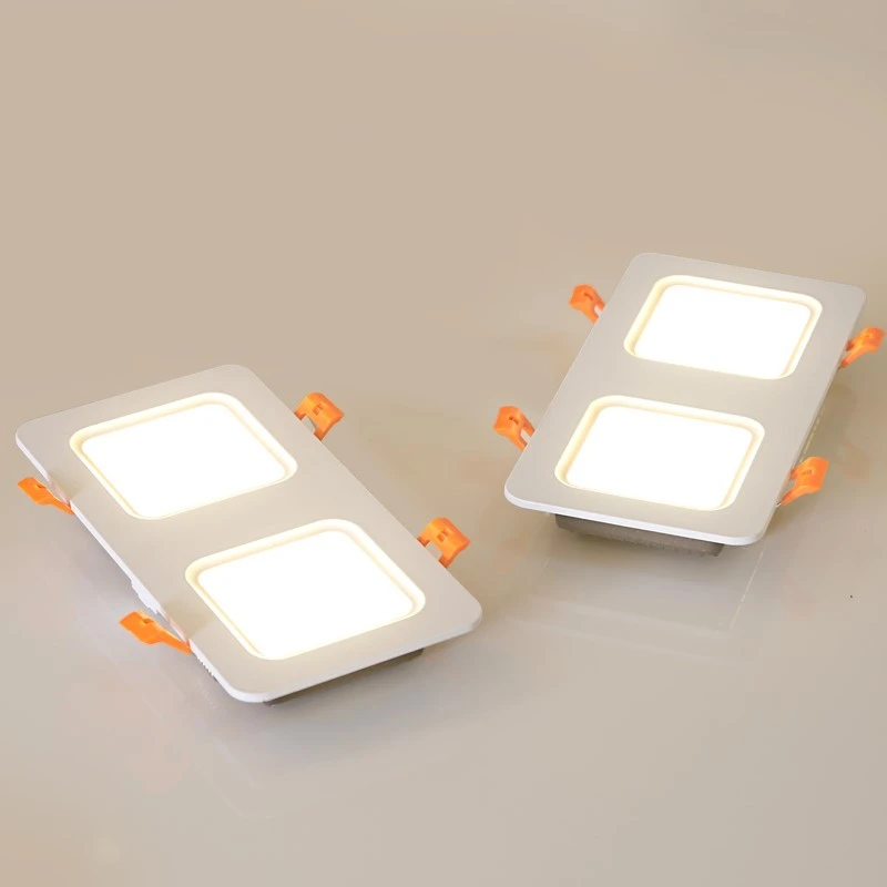 

Recessed Square LED Downlights 12W18W24W LED Ceiling Lamp AC85-265V Panel lights Warm/Cold White LED Spot Lights Indoor Lighting