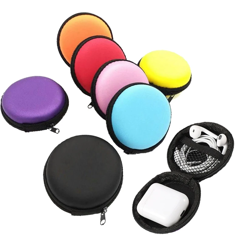 

USB-чехол для наушников, Жесткий Чехол для наушников, сумка для ключей, монет, водонепроницаемые чехлы для SD-карт, кабелей и наушников, органай...