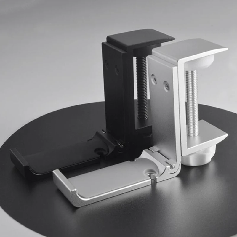 Подставка для наушников под столом складная вешалка гарнитуры алюминиевый зажим