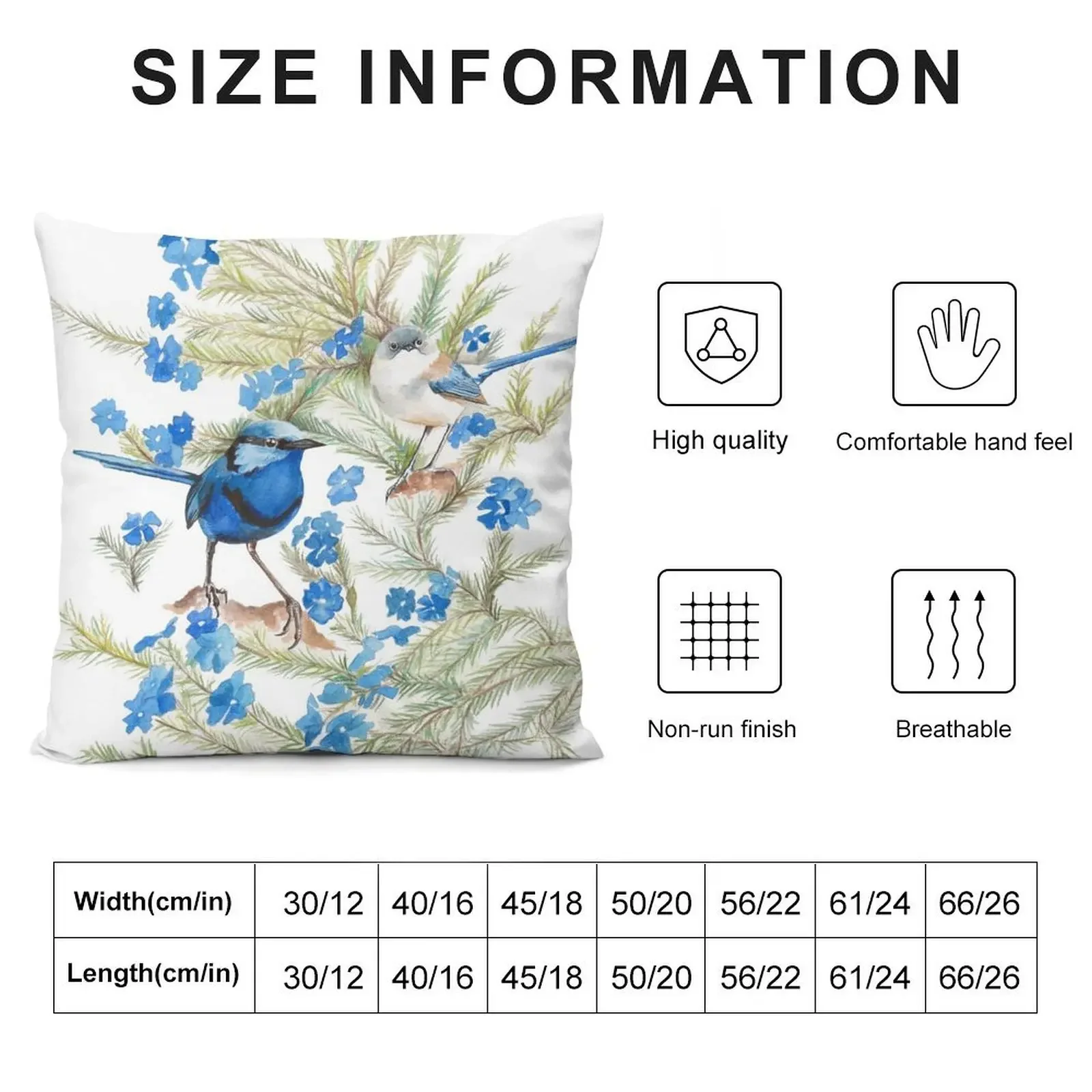 Великолепная подушка Wren &amp Leschenaultia чехол для подушки с вышивкой диванной в стиле