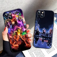 marvel the avengers iron man phone case for apple iphone 13 12 11 pro 12 13 mini x xr xs max se 6 6s 7 8 plus soft black