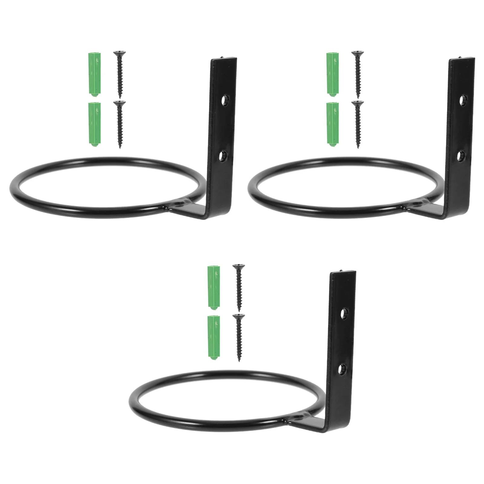 

Wall Pot Flower Holder Ring Planterhanger Bracketbasketball Railing Metal Rings Hanging Volleyball Rack Mounted Soccer Storage