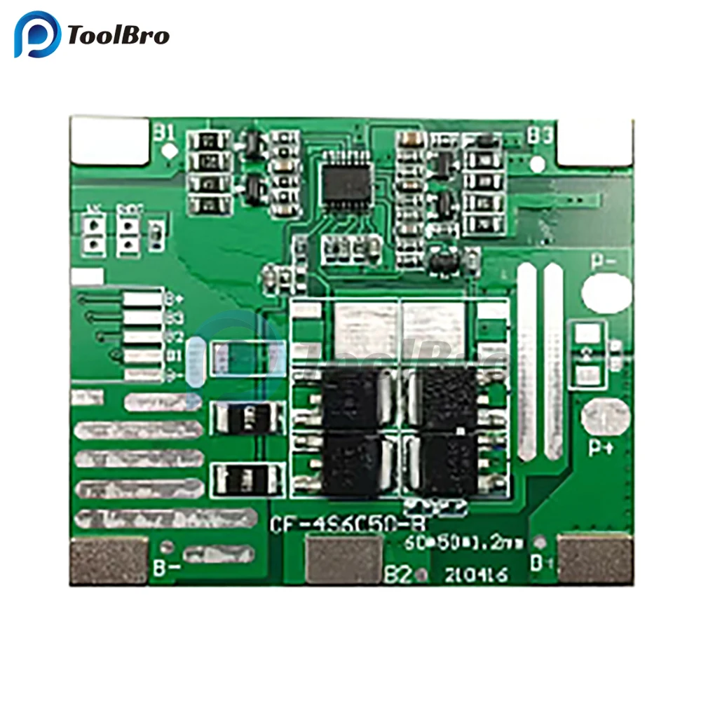 BMS Сбалансированная литиевая батарея Lifepo4 Плата защиты от заряда и разряда 4S 14 6 В