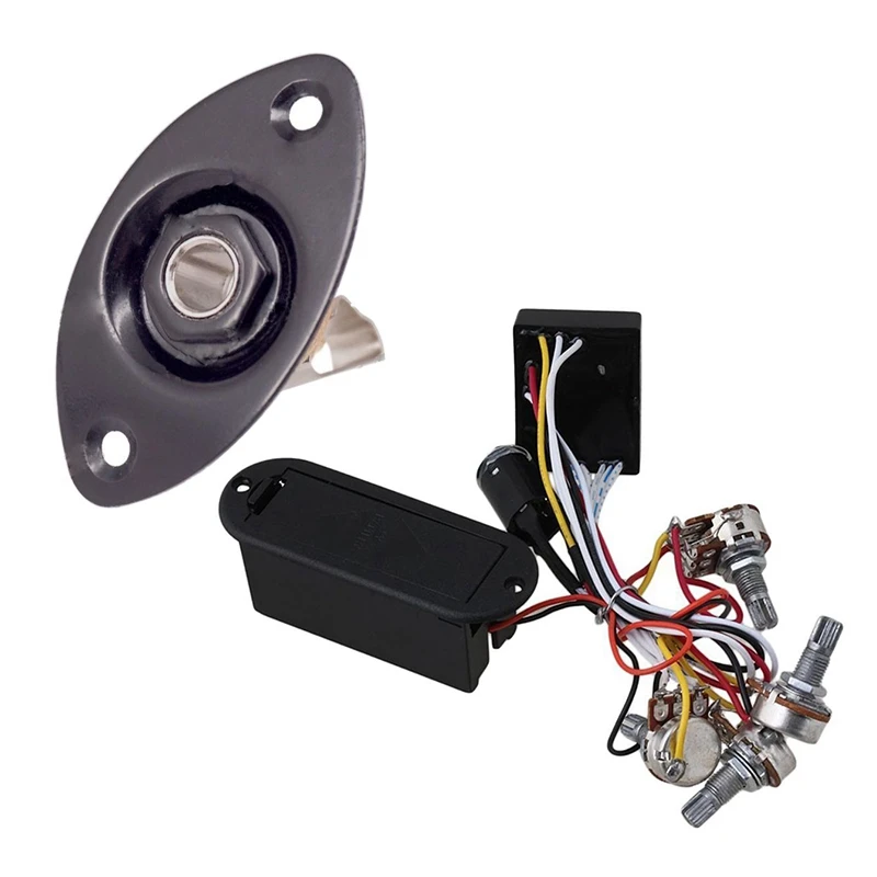 Аксессуары для бас-гитары Овальный Встроенный эквалайзер 2 диапазона |