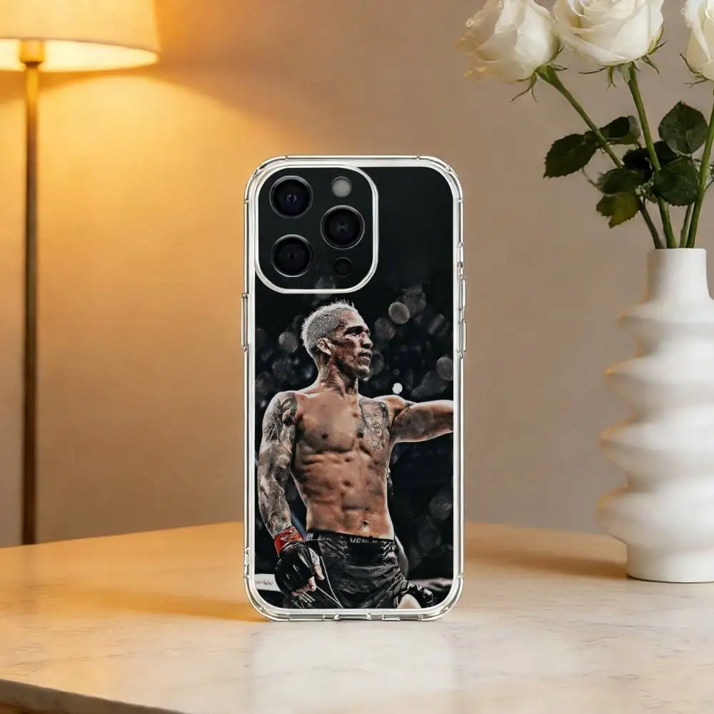 Фото Чехол для телефона Charles Oliveira Do Bronx для iPhone 17 16 15 14 13 12 11 Mini Pro Max Plus, прозрачный №4