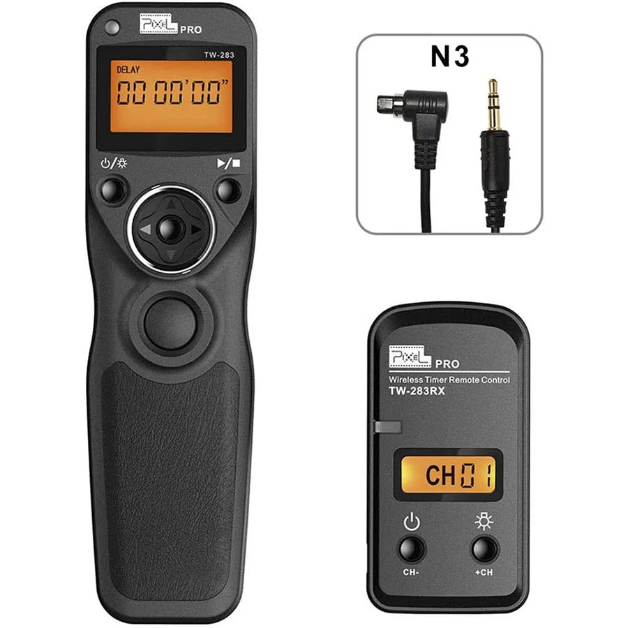 

Pixel TW-283 N3 Wireless Shutter Remote Control Tiner Remote Shutter Release for Canon Eos 5D Mark IV 5D 6D 7D Mark 1DX MARKII R