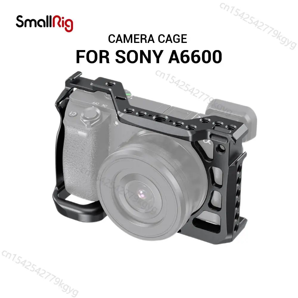 

Клетка SmallRig для камеры Sony A6600 с креплением для холодного башмака, 1/4 отверстий для резьбы, для микрофона, вспышки, DIY варианты 2493