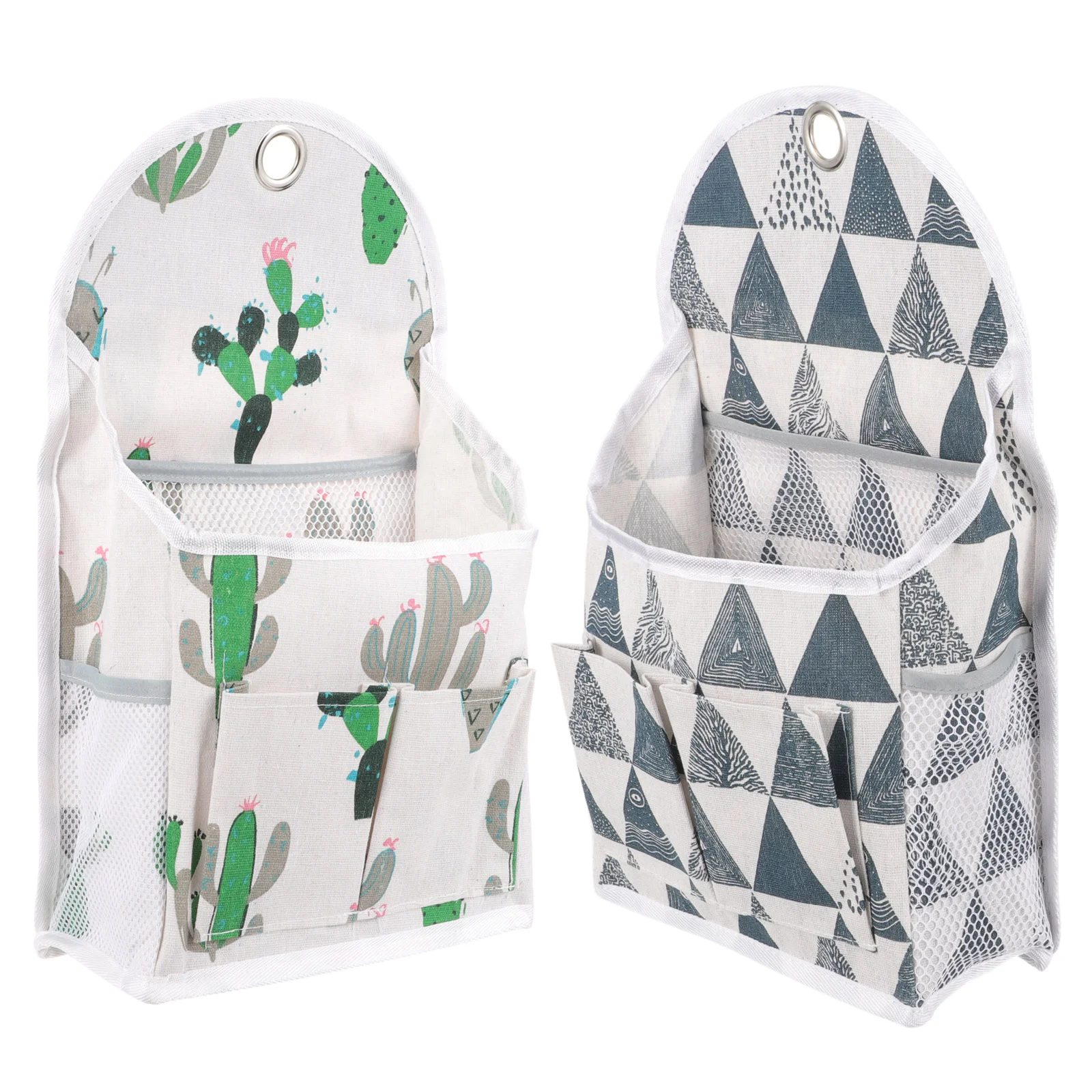 

2 Pcs Hanging Closet Organizer Hanging Pocket Wall Hanging Storage Bag Wall Hanging Bag Canvas Hanging Bag