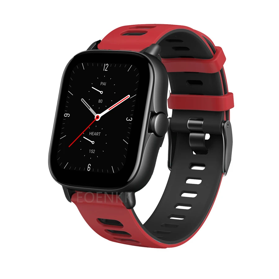 Ремешок для умных часов Amazfit GTS 2/2e силиконовый браслет Xiaomi GTR 2 2e/Bip S/U Pro/GTS Mini |