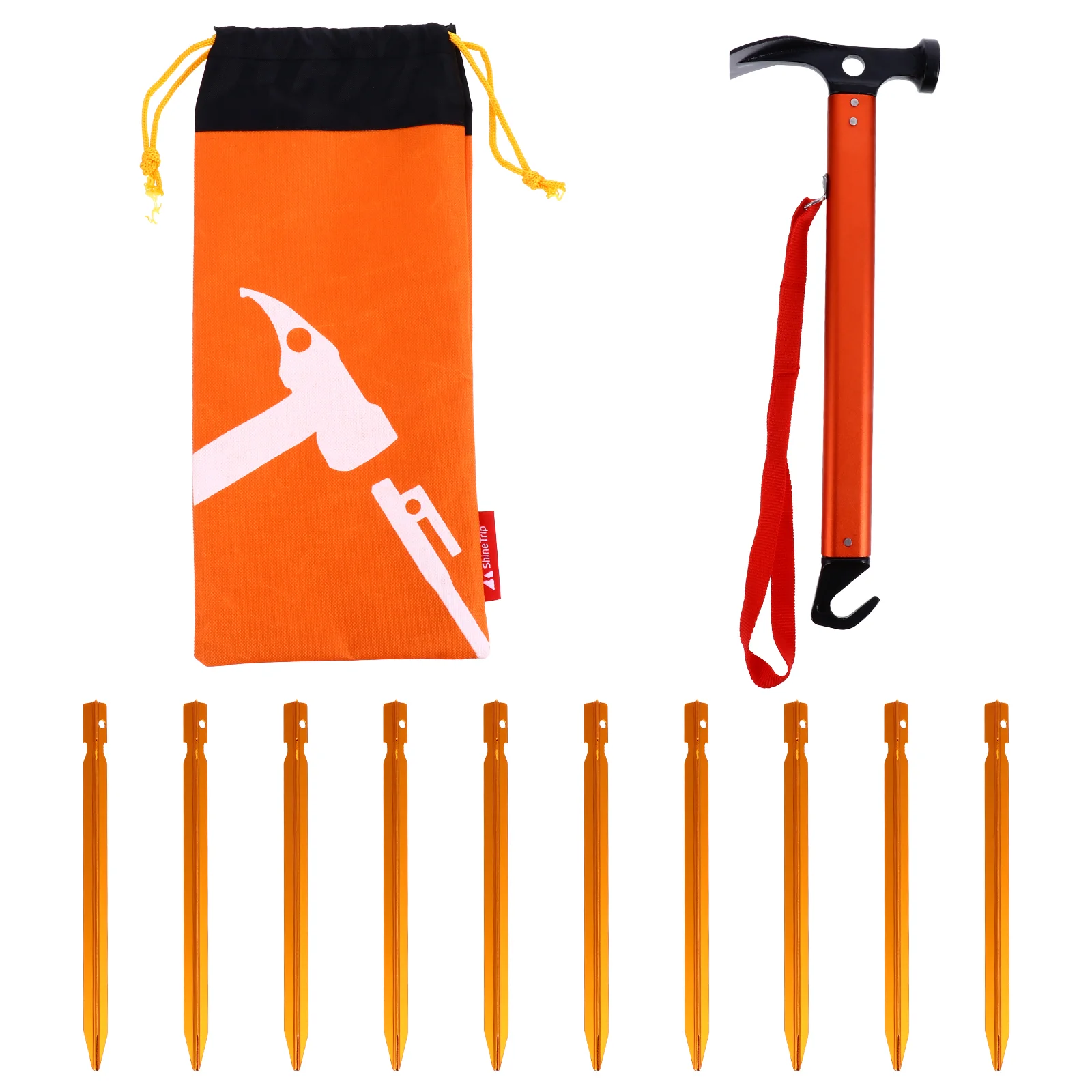 

Tent Camping Pegs Hammer Kit Stakes Tool Stake Tools Outdoor Nail Nails Ground Tree Accessories Beach Canopy Remover Mallet